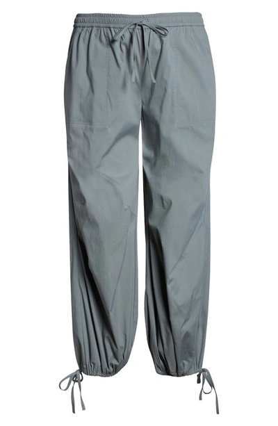 Open Edit Tie Hem Joggers In Grey Sedona