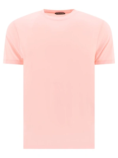 Shop Tom Ford Lyocell T-shirt In Pink