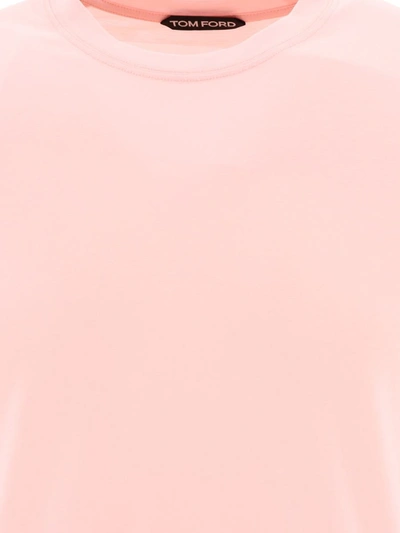Shop Tom Ford Lyocell T-shirt In Pink