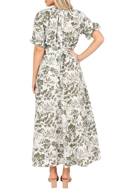 Petal And Pup Womens Delilah Top And Skirt Set In Green Floral