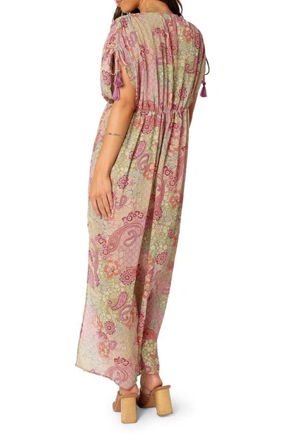 Petal And Pup Cyril Print Maxi Dress In Iris Oasis