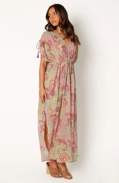 Petal And Pup Cyril Print Maxi Dress In Iris Oasis