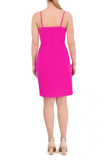Shop Vince Camuto Ruffle Detail High-low Cocktail Dress In Pink