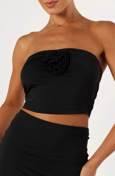 Petal And Pup Petal & Pup Tiarny Rosette Tube Top & Body-con Skirt Set In Black
