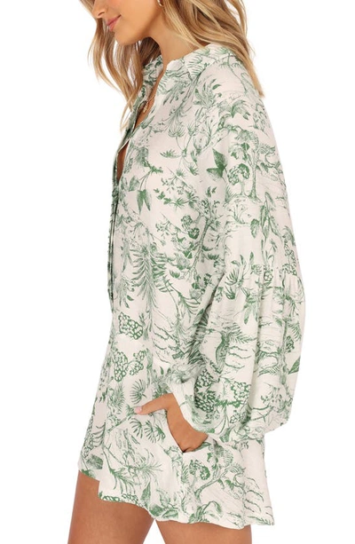 Petal And Pup Womens Elsa Romper In Green