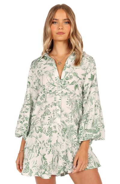 Petal And Pup Womens Elsa Romper In Green