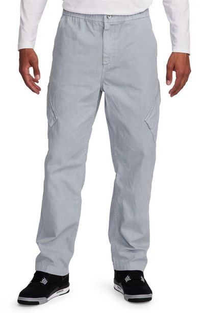 Shop Jordan Essentials Chicago Pants In Blue Grey