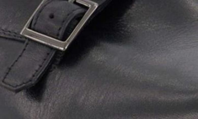 Dune London Situation Double Monk Strap Shoe In Black