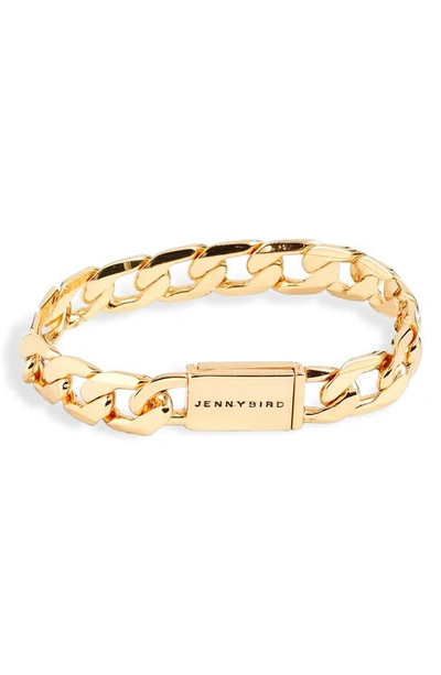 Shop Jenny Bird Walter Chain Bracelet In High Polish Gold