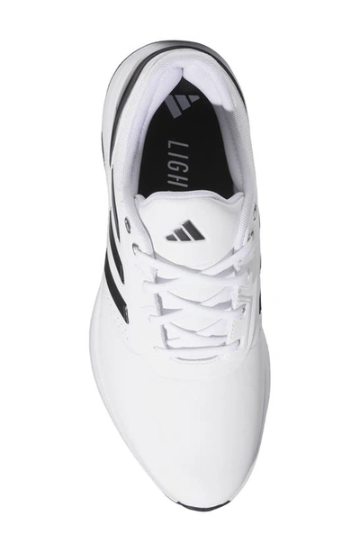 Shop Adidas Golf Solarmotion 24 Lightstrike Golf Shoe In White/ Black/ Green Spark