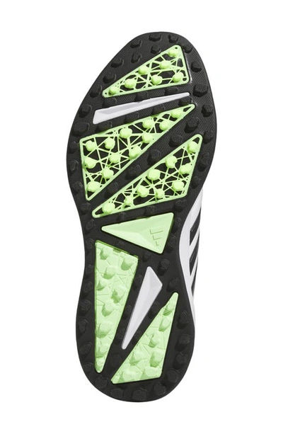 Shop Adidas Golf Solarmotion 24 Lightstrike Golf Shoe In White/ Black/ Green Spark