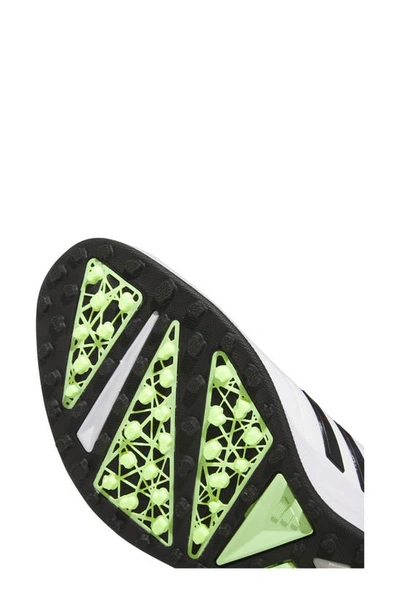 Shop Adidas Golf Solarmotion 24 Lightstrike Golf Shoe In White/ Black/ Green Spark