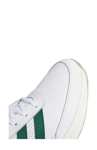 Shop Adidas Golf S2g Spikeless Golf Shoe In White/ Collegiate Green/ Gum