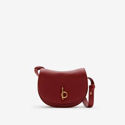 Shop Burberry Mini Rocking Horse Bag In Ruby