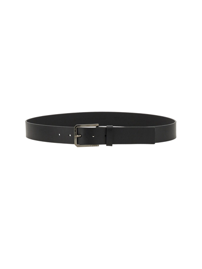 Shop Hugo Belt With Logo In Black