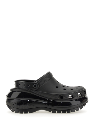 Shop Crocs Mega Crush Clogs In Black