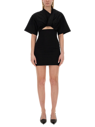 Shop Jacquemus "bahia" Dress In Black