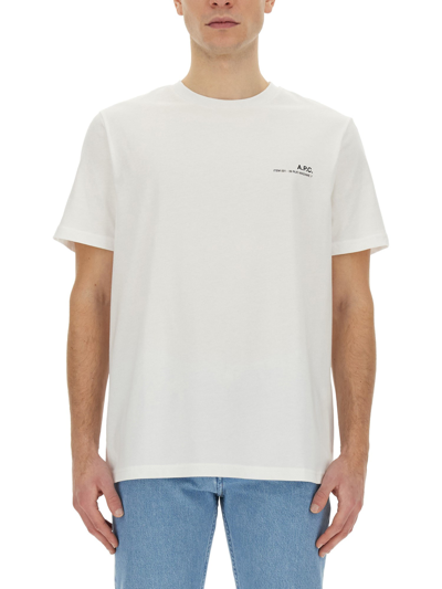 Shop Apc T-shirt "item" In White