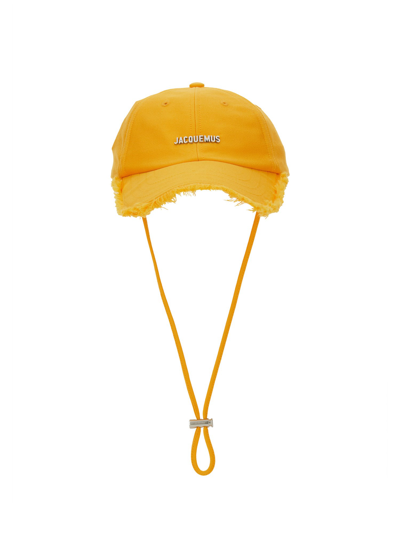 Shop Jacquemus "artichaut" Hat In Orange