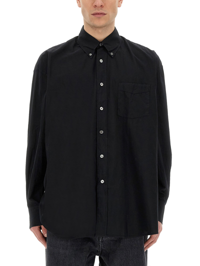 Shop Our Legacy Oversize Fit Shirt In Black