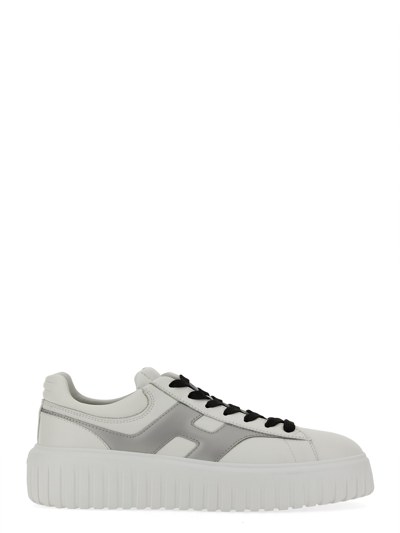 Shop Hogan "h-stripes" Sneaker In White