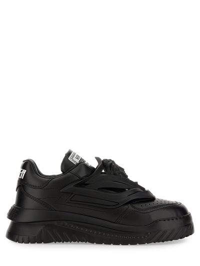 Shop Versace "odyssey" Sneaker In Black