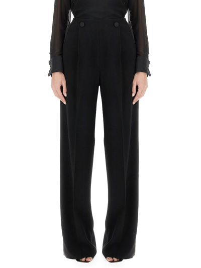 Shop Max Mara Long Pants In Black