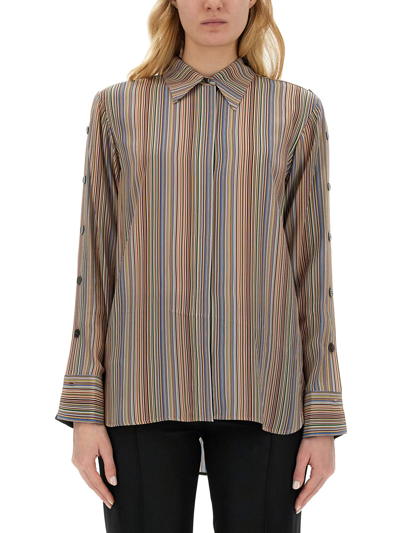 Shop Paul Smith "signature Stripe" Shirt In Multicolour