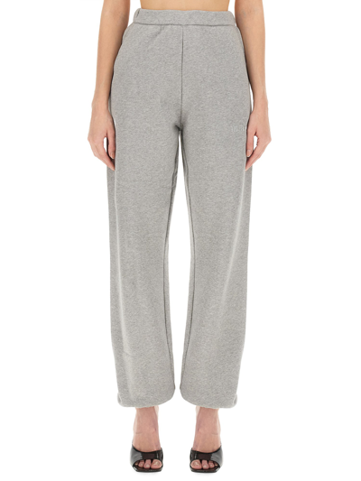 Shop Attico Jogging Pants "penny" In Grey