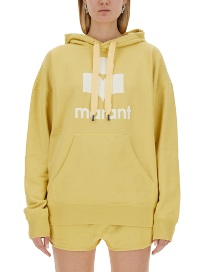 Shop Marant Etoile "mansel" Sweatshirt In Yellow