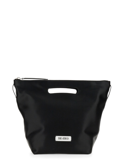 Shop Attico Tote Bag ''via Dei Giardini 30'' In Black