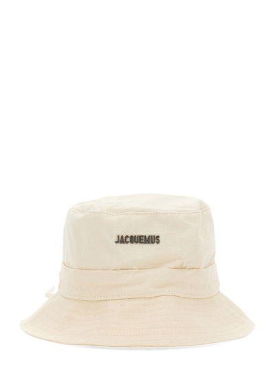Shop Jacquemus Gadjo Hat In White