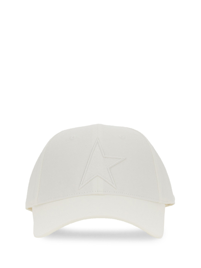 Shop Golden Goose Baseball Cap In White
