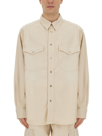 Shop Marant Shirt "tailly" In Powder