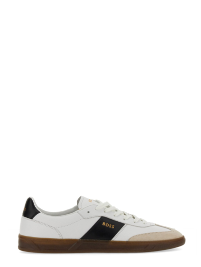Shop Hugo Boss "brandon" Sneaker In White