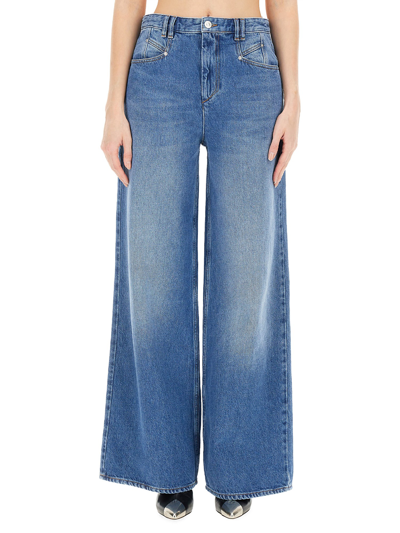 Shop Isabel Marant Jeans "lemony" In Denim