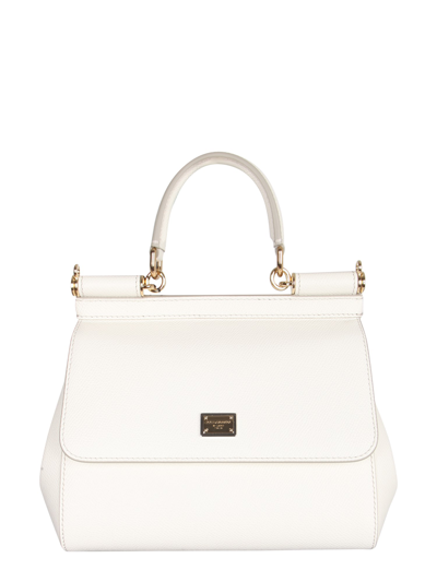 Shop Dolce & Gabbana Bag "sicily" In White