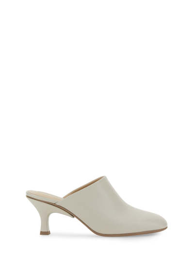 Shop Tod's Leather Sandal In White