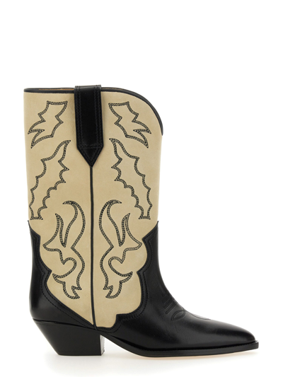 Shop Isabel Marant Texan Boot "duerto" In Multicolour