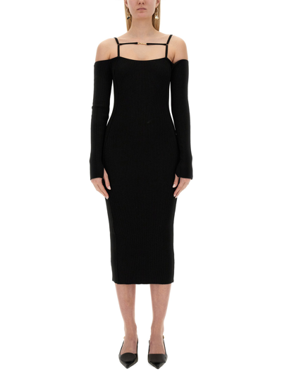 Shop Jacquemus "sierra" Dress In Black