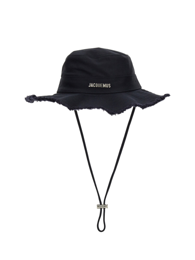 Shop Jacquemus "le Bob Artichaut" Hat In Black