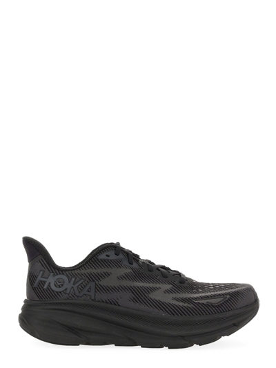 Shop Hoka One One Clifton 9 Sneaker In Black