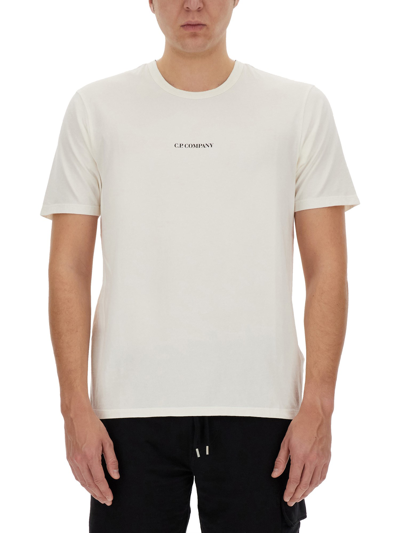 Shop C.p. Company T-shirt With Logo In White