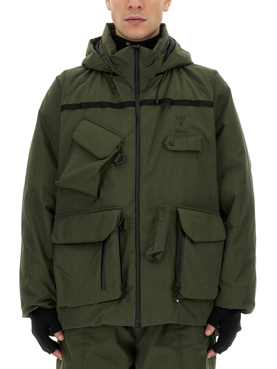 Shop South2 West8 X Nanga Jacket In Green