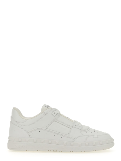 Shop Valentino Low Top Sneaker "freedots" In White