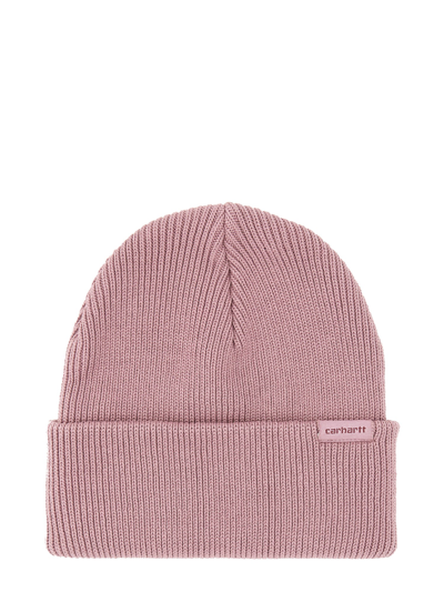 Shop Carhartt Beanie Hat In Pink