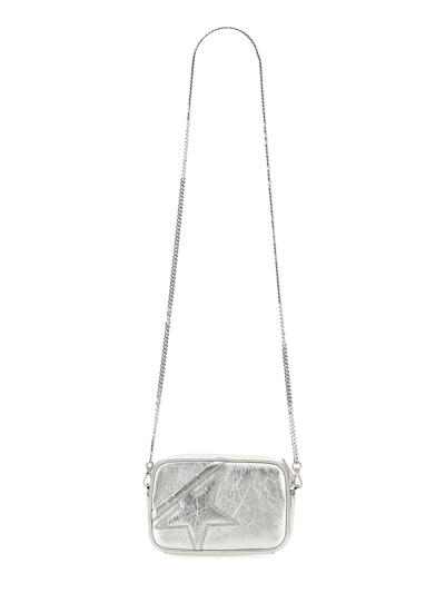 Shop Golden Goose Mini Star Bag In Silver
