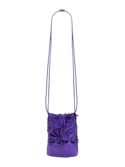 Shop Hereu "ronet Mini" Bag In Purple