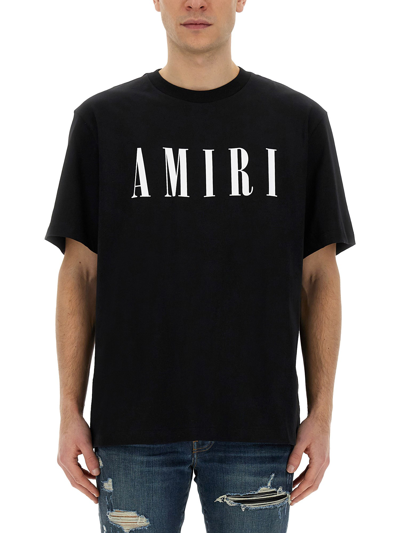Shop Amiri T-shirt With Logo In Black