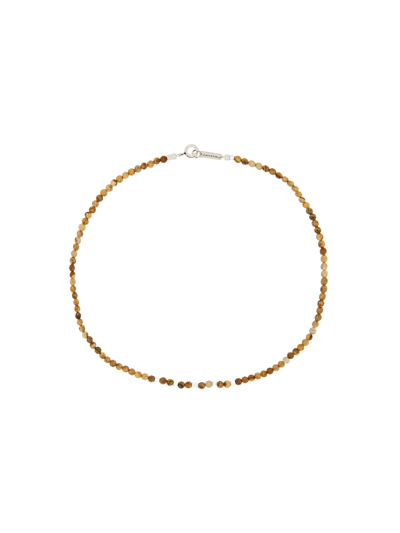Shop Marant Snowstone Necklace In Brown